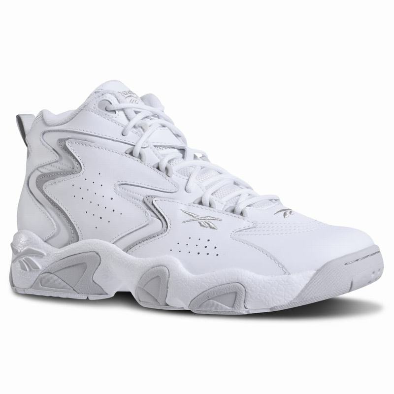 Ghete Baschet Reebok Mobius Og Mu Barbati Albi/Gri Romania GH8115PK